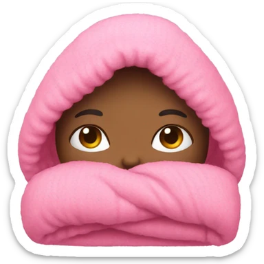 Pink cozy sticker