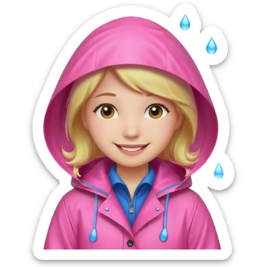 girl in pink rain coat



 sticker