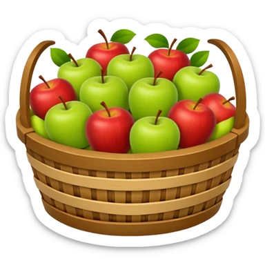 Apple Basket sticker