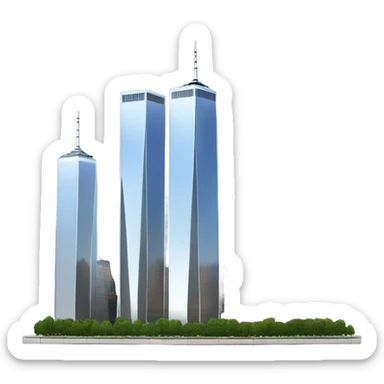 world trade center sticker