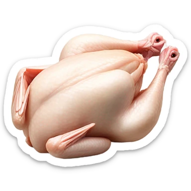 raw chicken sticker