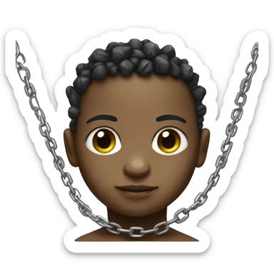 Babytron with chains  sticker