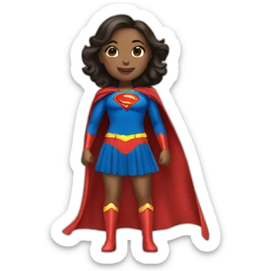 Super girl sticker