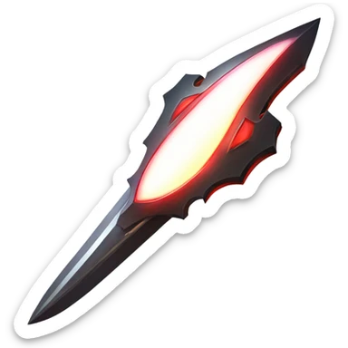 space-multiblade-sword-with-red-ray-blade sticker