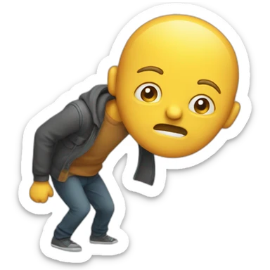 Personne qui dabe sticker