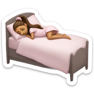 Ariana Grande sleeping sticker