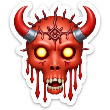 Brand of sacrifice sticker