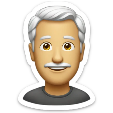 Monsieur qui fait un d’hab sticker