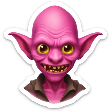 pink goblin  sticker
