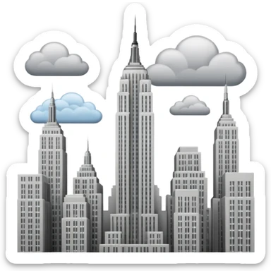 empire state building sticker