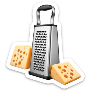 microplane cheeae grater sticker