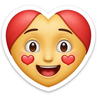 Una emoji che cambia. Emoji con il cuore, quella che ride, quella che piange etc etc sticker