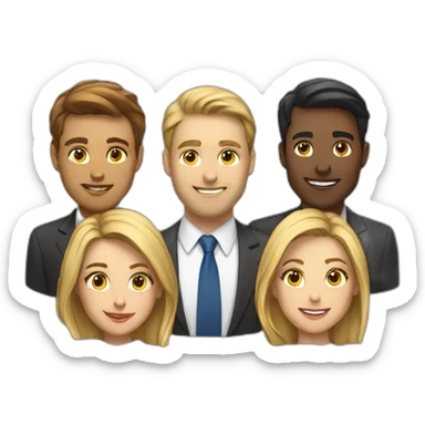 corporate team sticker