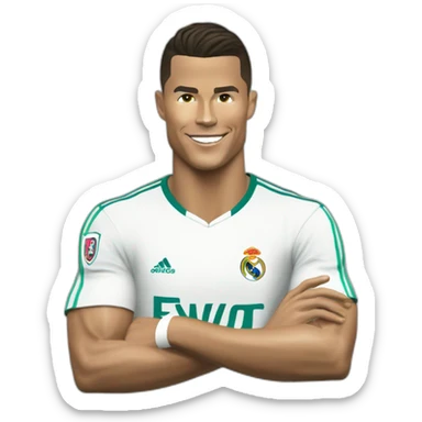 Christiano Ronaldo jubilé sticker