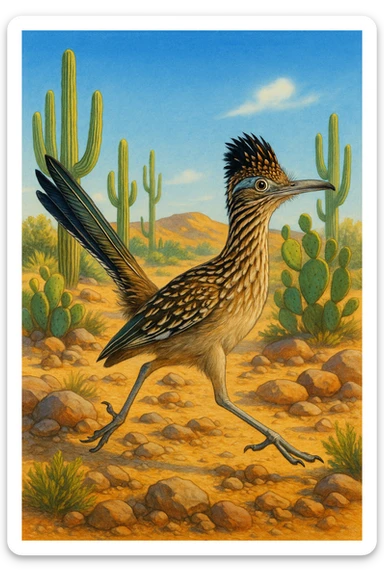 Roadrunner sticker