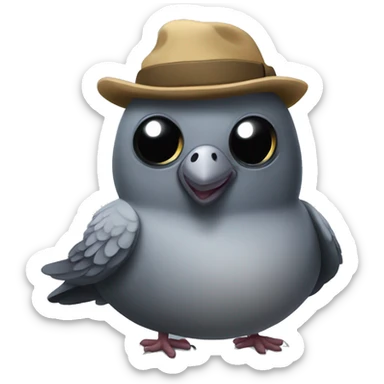pigeon burgler sticker