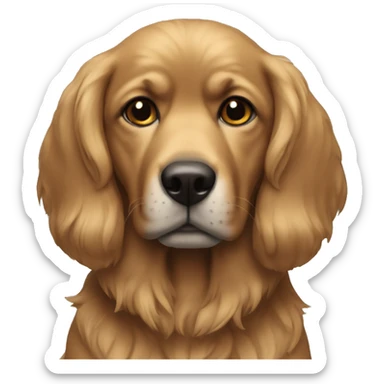 Perro negro enojado  sticker