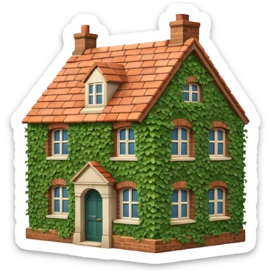 Typical English House sticker