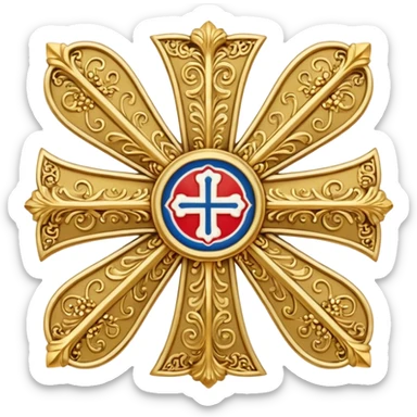 Serbian ortodox cross sticker