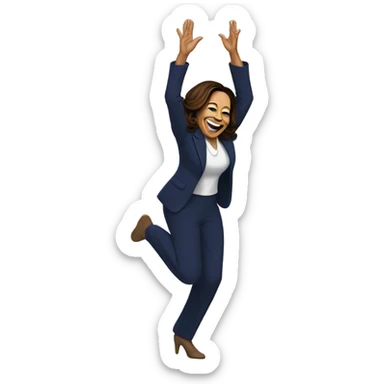 Kamala Harris praise dancing sticker