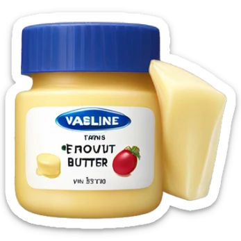lip butter Vaseline bottle sticker