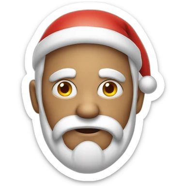 evil santaclaus sticker