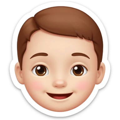 Toddler kids face sticker