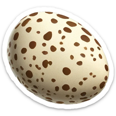 speckled dinosaur egg sticker