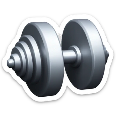 dumbbell sticker