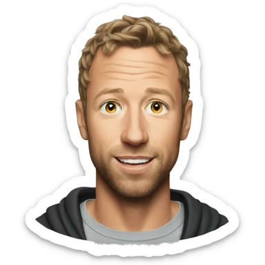 Chris Martin sticker