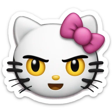 hellokitty angry sticker