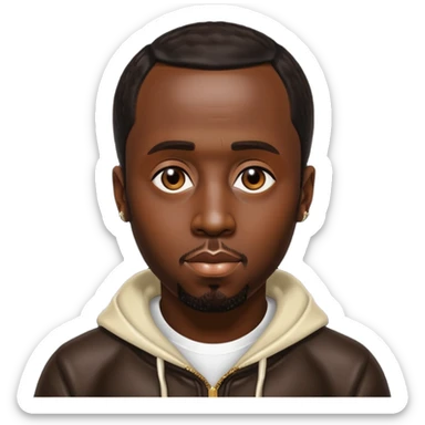 P diddy with oil
 sticker