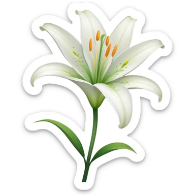 Lily emoji copy  sticker