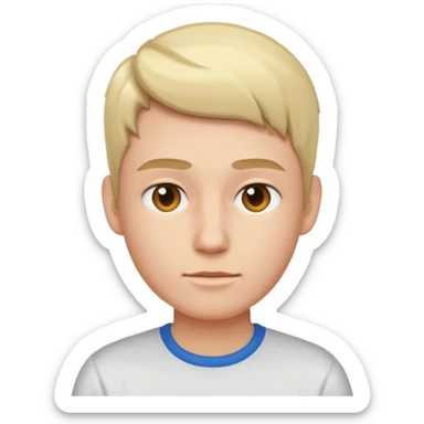 This emoji with a shirt 👈 sticker