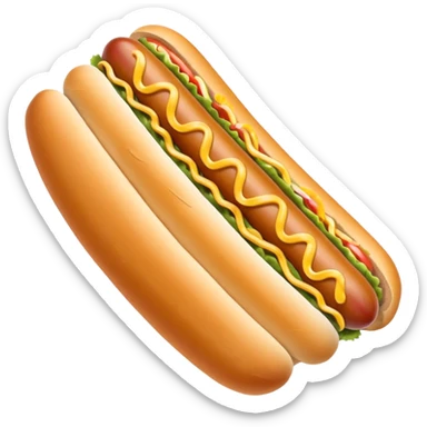 Vince Lombardi trophy hot dog sticker