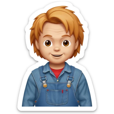 AnjaneyaUn emojin de chuky sticker