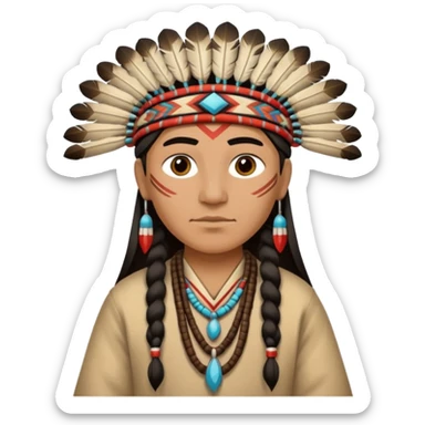 Native American sticker