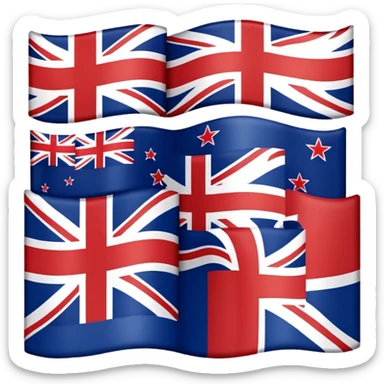 New Zealand flag sticker