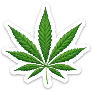 cannabis sticker