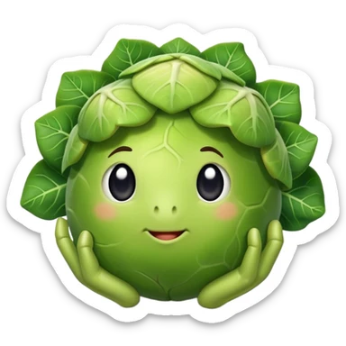 Brussel sprout sticker