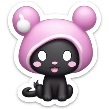 Kuromi Sanrio sticker
