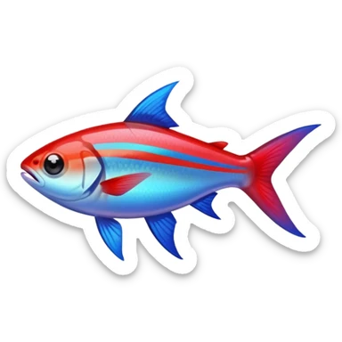 Neon tetras sticker