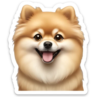 cute pomeranian sticker
