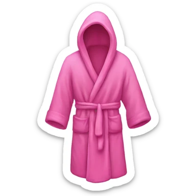 Pink robe sticker