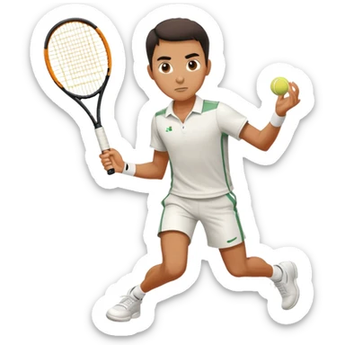 Hugo Dellien as a tennis player sticker