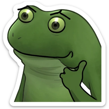 sad pepe the frog sticker