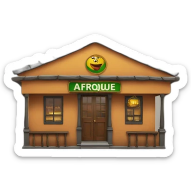 D’Afrique pub sticker