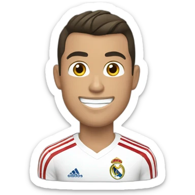 Cristiano Ronaldo doing the Sui sticker