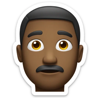  face with a questioning and judgmental look  sticker