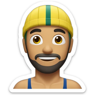 joao almeida swimmer dancing sticker